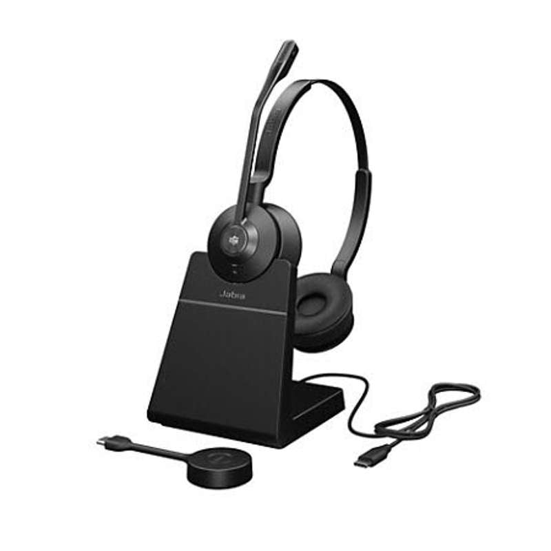 Jabra Engage 55 SE USB-C Microsoft Teams Certified Stereo Headset + Stand (9659-475-125)