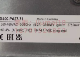 K3G400-PA27-71 ebm papst fan 380V