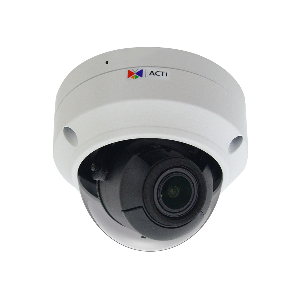 ACTi K82 4MP Deep Learning AI 4.3x Outdoor Zoom Dome with IR LED 60m, WDR 130dB