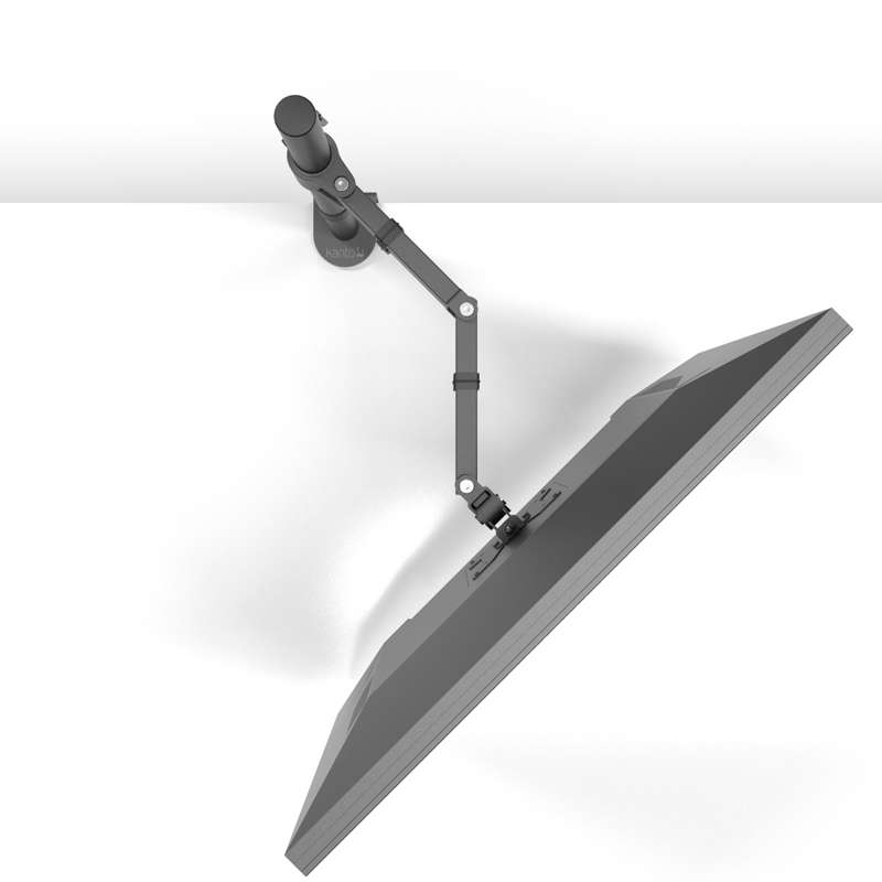 Kanto Height Adjustable Desktop Arm Single Monitor Stand for 17" to 34" Monitors