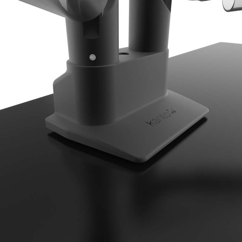 Kanto Dual-Monitor Gas Shock Desktop Mount for 17-inch to 32-inch Displays - Black