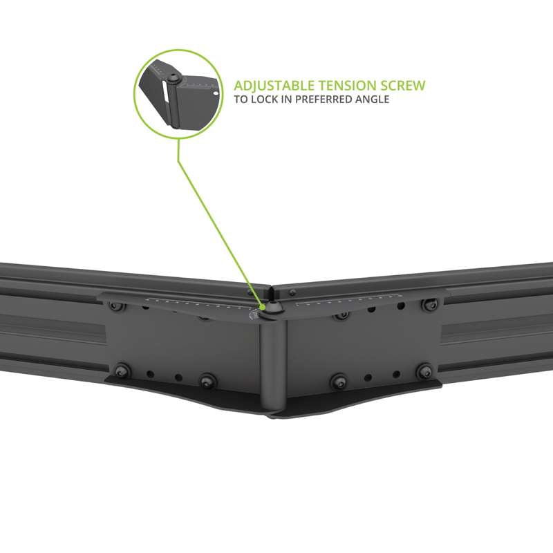 Kanto Extrusion Angled Connector for MBC and MBW Menu Boards