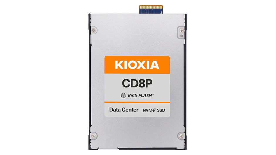 Kioxia CD8P-R KCD8DPJE7T68 7.68TB PCIe 5.0 x4 NVMe 2.0 E3.S Internal SSD