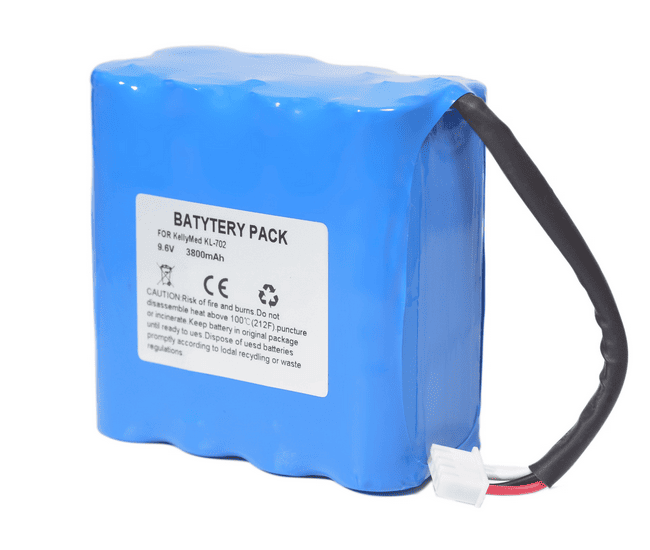 KellyMed KL-702 Rechargeable Battery 9.6V 3800mAh