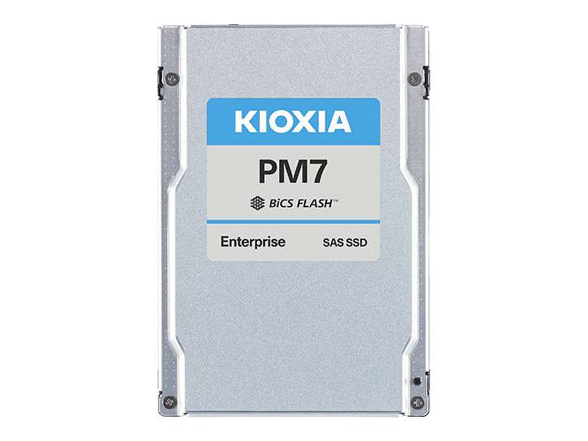 Kioxia KPM7XVUG12T8 PM7-V Series 12.8TB Enterprise 2.5in SAS Solid State Drive