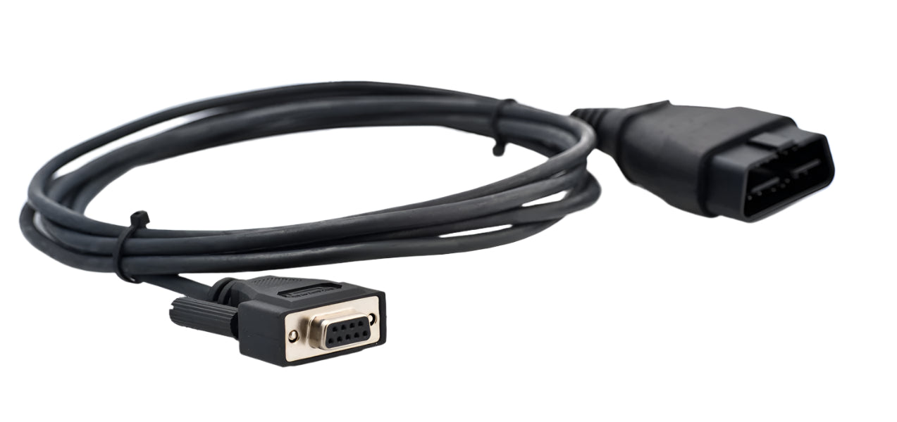 Kvaser OBDII Dsub9 adapter cable 2.5 meter