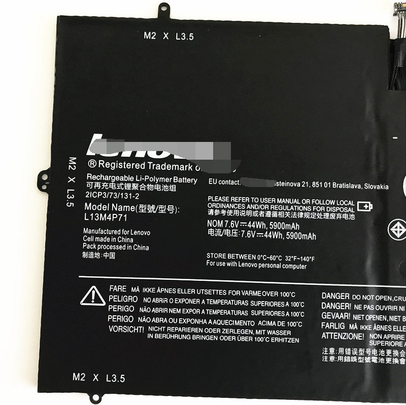 L13M4P71 L14S4P71 Battery for Lenovo Yoga 3 Pro 1370 Pro-I5Y51 Series