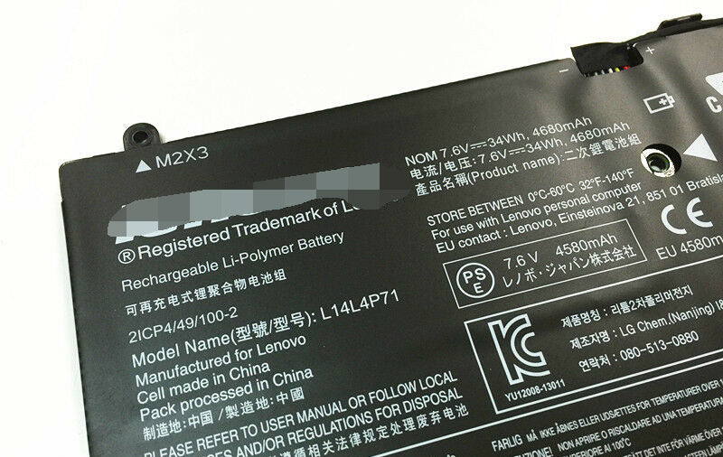 L14M4P71 L14L4P71 Battery for Lenovo Yoga 3 11 80J8 Yoga 3-1170