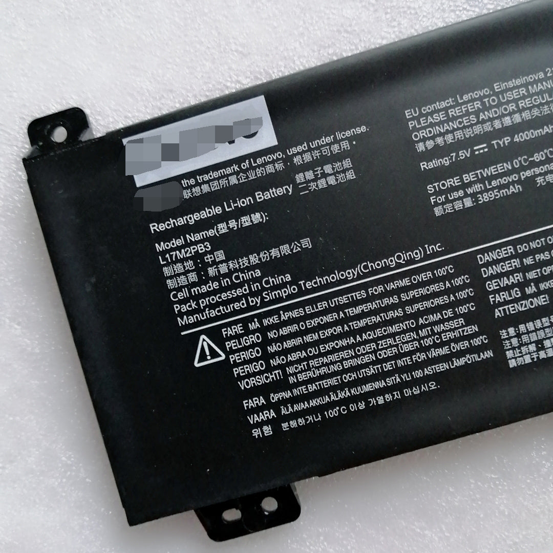 Lenovo L17C2PB3 L17L2PB3 L17M2PB3 L17L2PB4 L17M2PB4 L17C2PB4 Battery