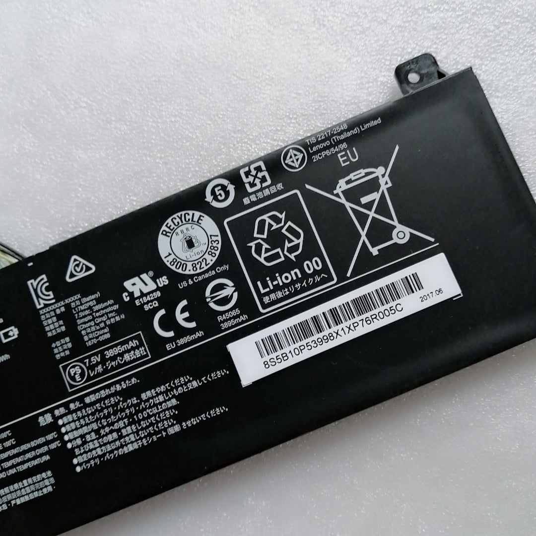 Lenovo L17C2PB3 L17L2PB3 L17M2PB3 L17L2PB4 L17M2PB4 L17C2PB4 Battery