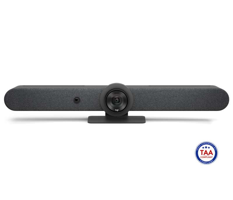 Logitech Rally Bar - All-in-one Video Bar for Medium to Large rooms (No Radio, TAA Compliant)