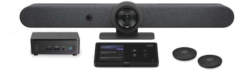 Logitech Rally Bar Room Kit + NUC - Microsoft Teams Rooms on Windows (TAA)