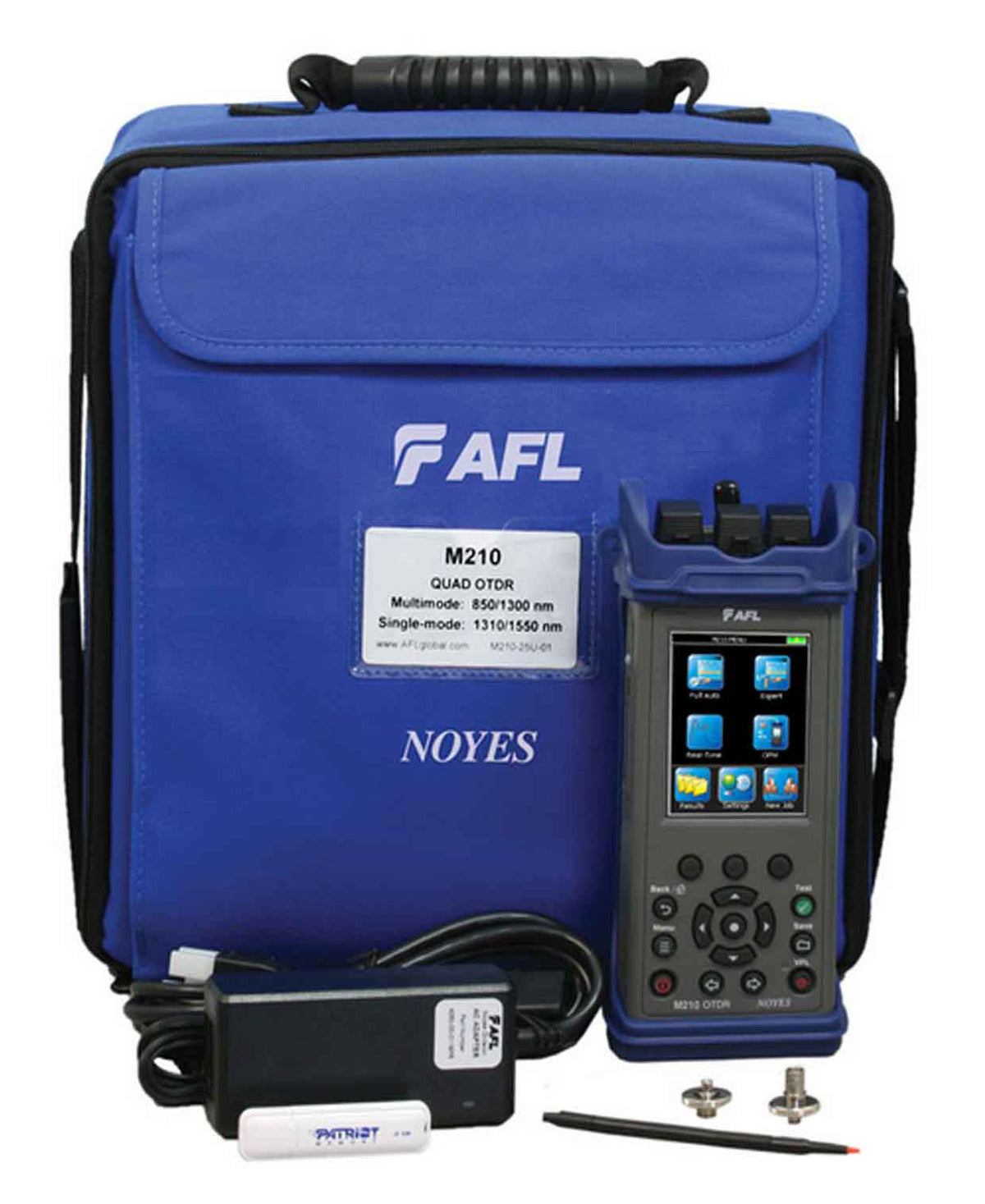 NOYES M210 Dual Wavelength OTDR - Singlemode 1310/1550nm (Adapters - 1 SC, 1 FC)