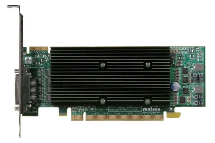 Matrox M9140-E512LAF 512MB PCI-Express x16 quad Low Profile Graphics Card