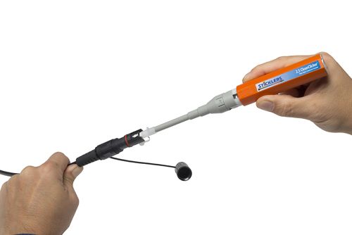 Sticklers MCC-CCU250 2.5mm CleanClicker 750 for SC, ST, FC - BLUE