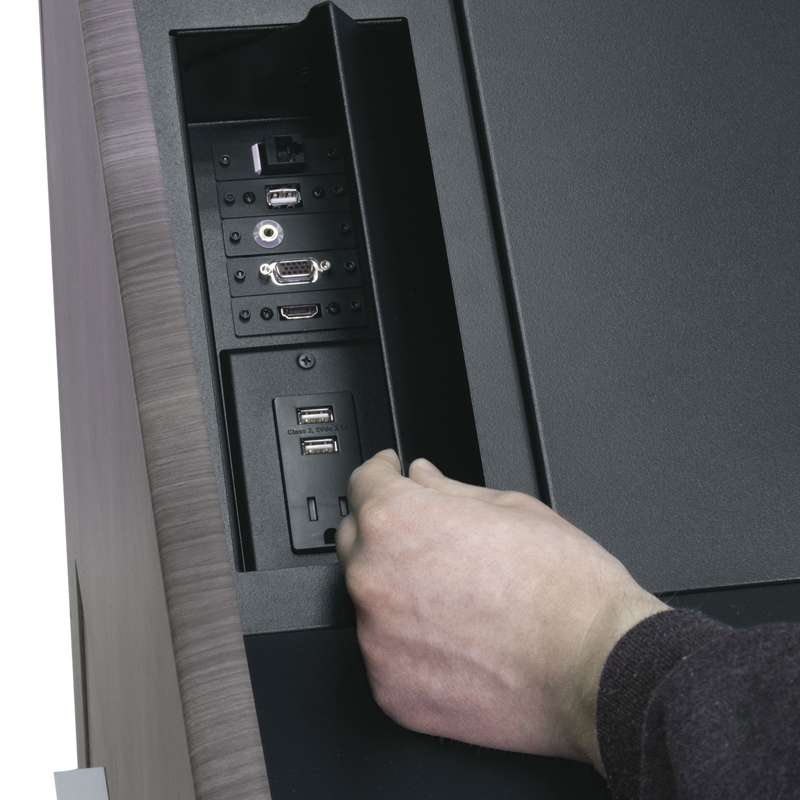 Middle Atlantic L5 1-Bay Lectern Flat Frame - 23in Width