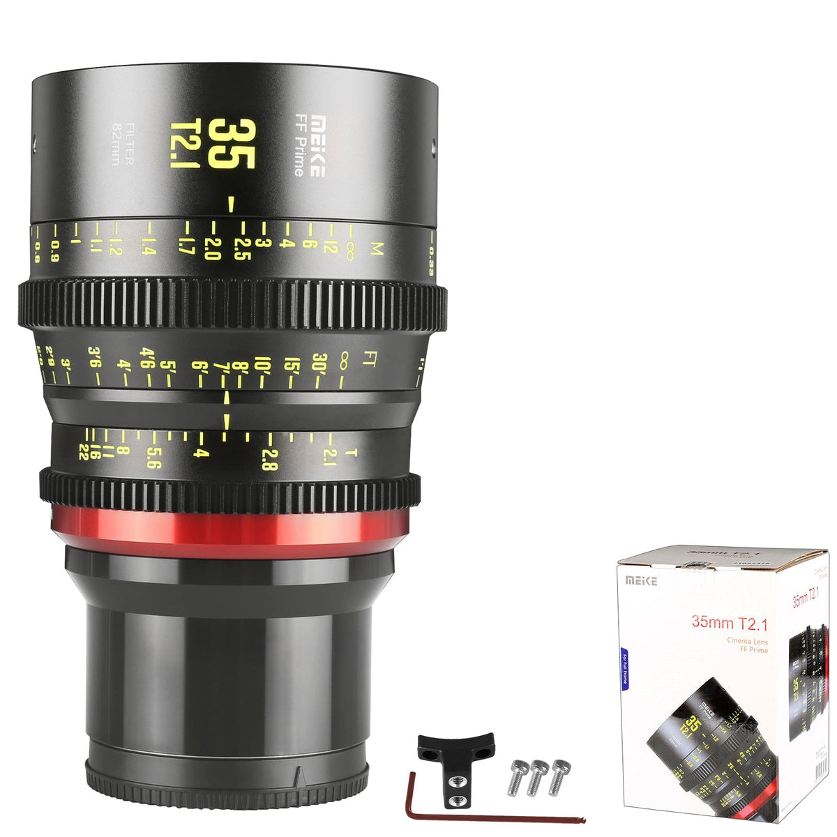 Meike Cinema Full Frame Cinema Prime 35mm T2.1 Lens (Sony E Mount)