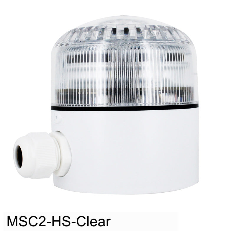 Multi-Gas Fixed Safety System Alarm Horn Strobe (Clear Lens)
