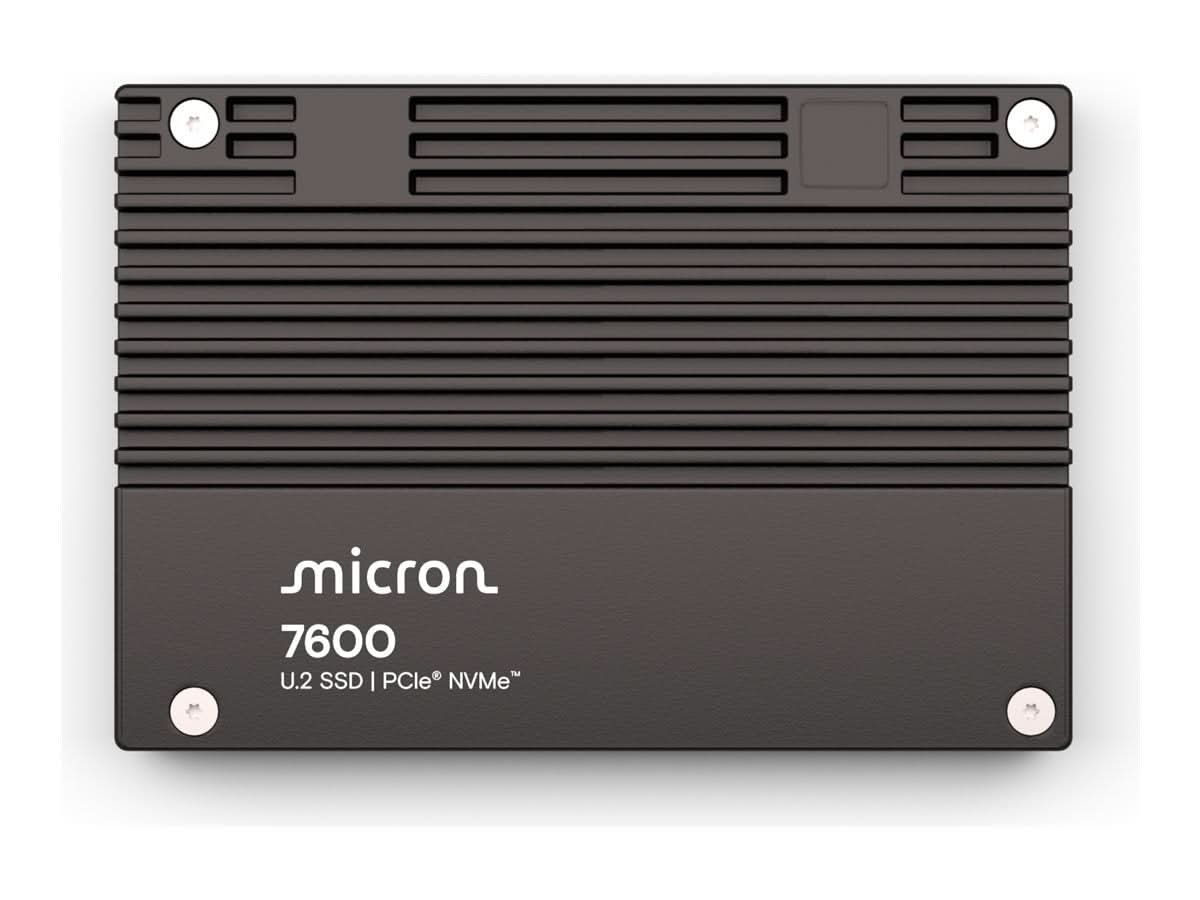 Micron 7600 Pro MTFDLAL7T6THG-1BP1DFCYYR 7.68TB PCIe Gen5 x4 U.2 SSD