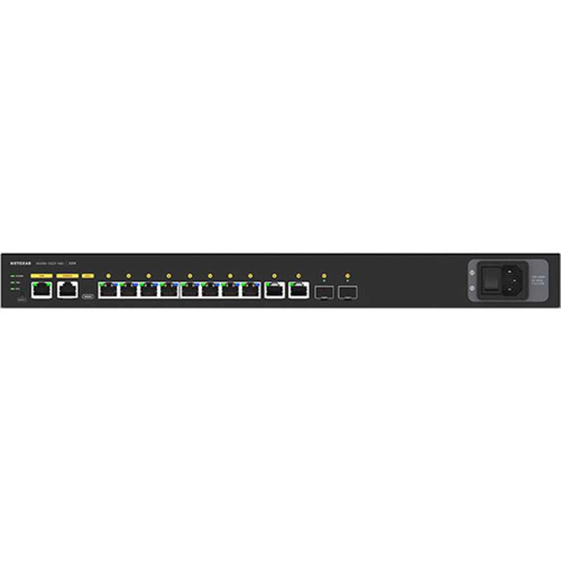 NetGear M4250 GSM4212P 8-Port Gigabit PoE+ Compliant Managed AV Switch with SFP (125W)