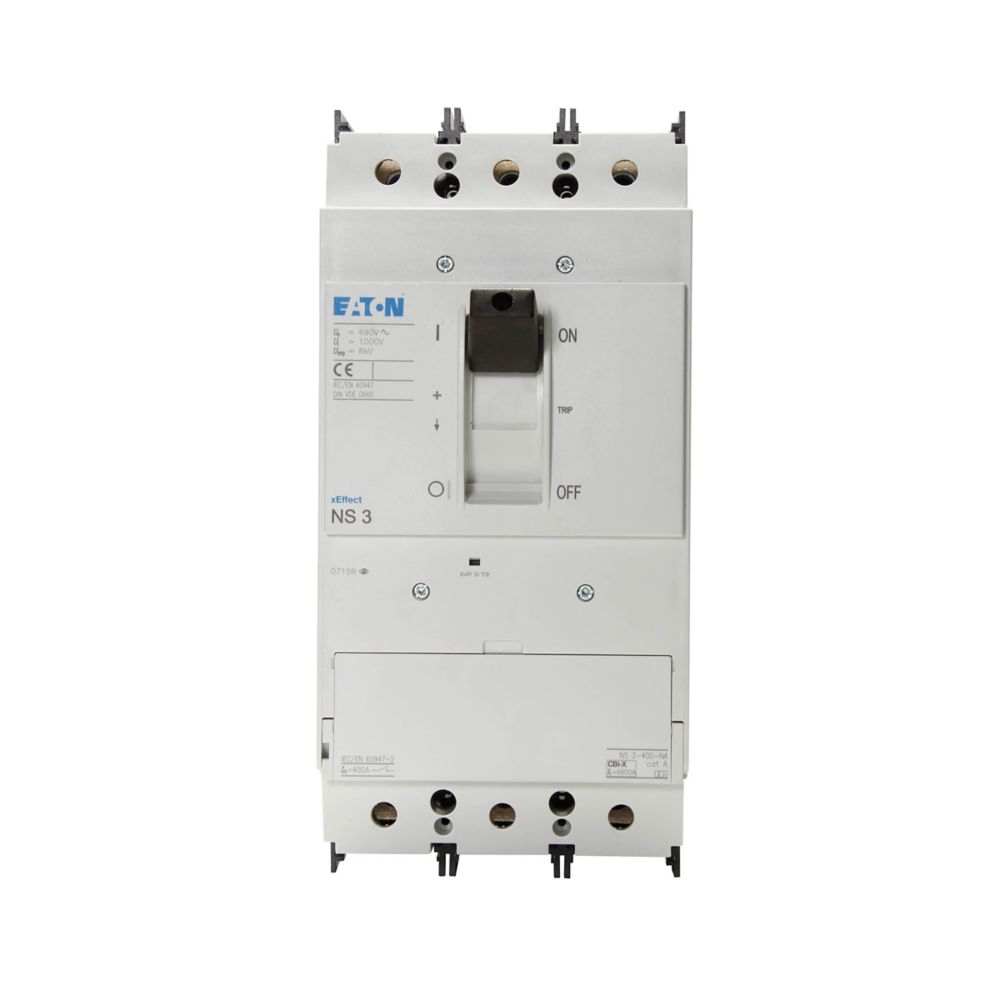 Eaton NS3-400-NA NZM3 400A 3-Pole Molded Case Circuit Breaker Disconnect Switch