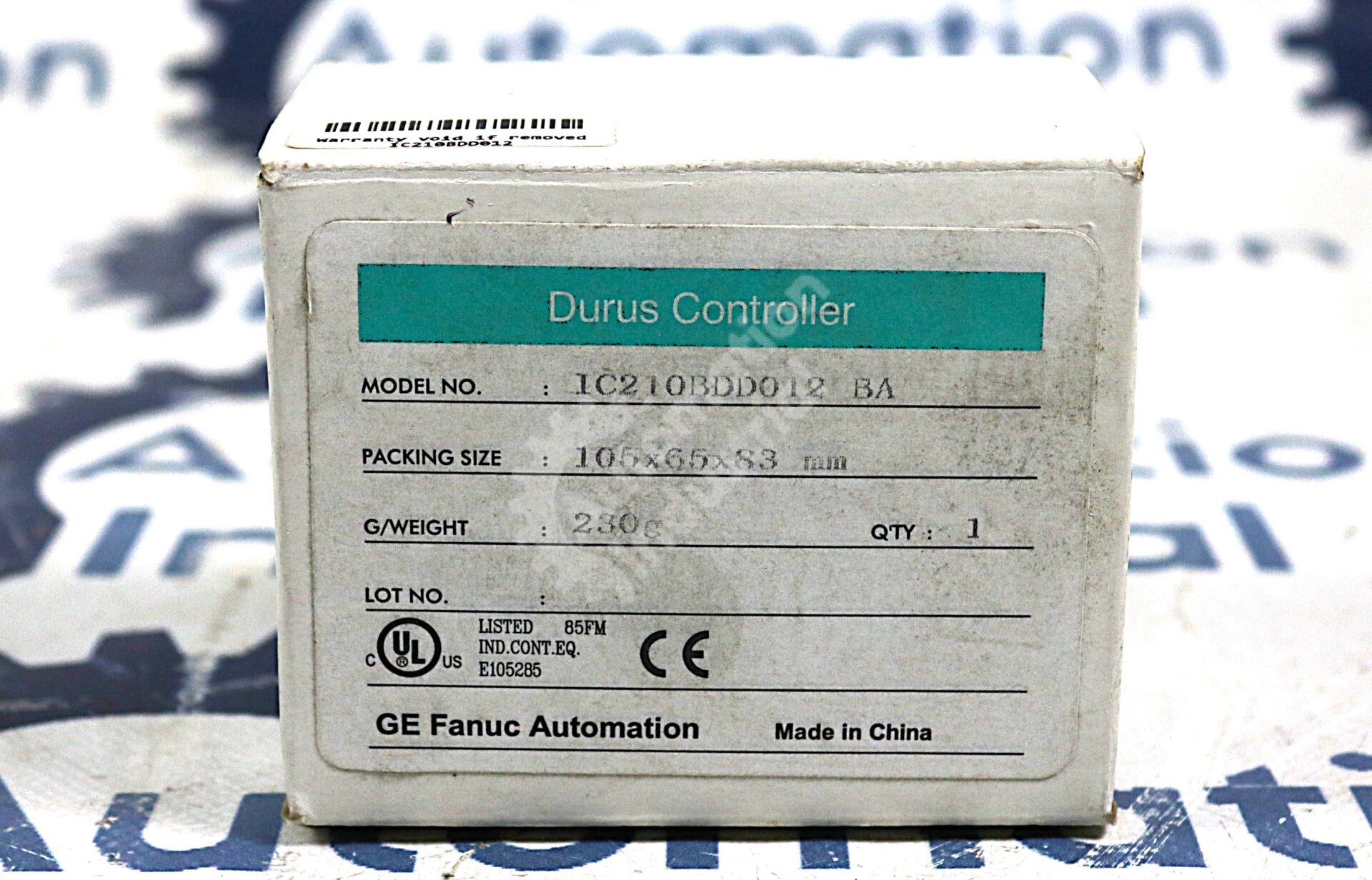 IC210BDD012 By GE Fanuc 24VDC 6 Input 4 Relay Output Durus Controller NSFP
