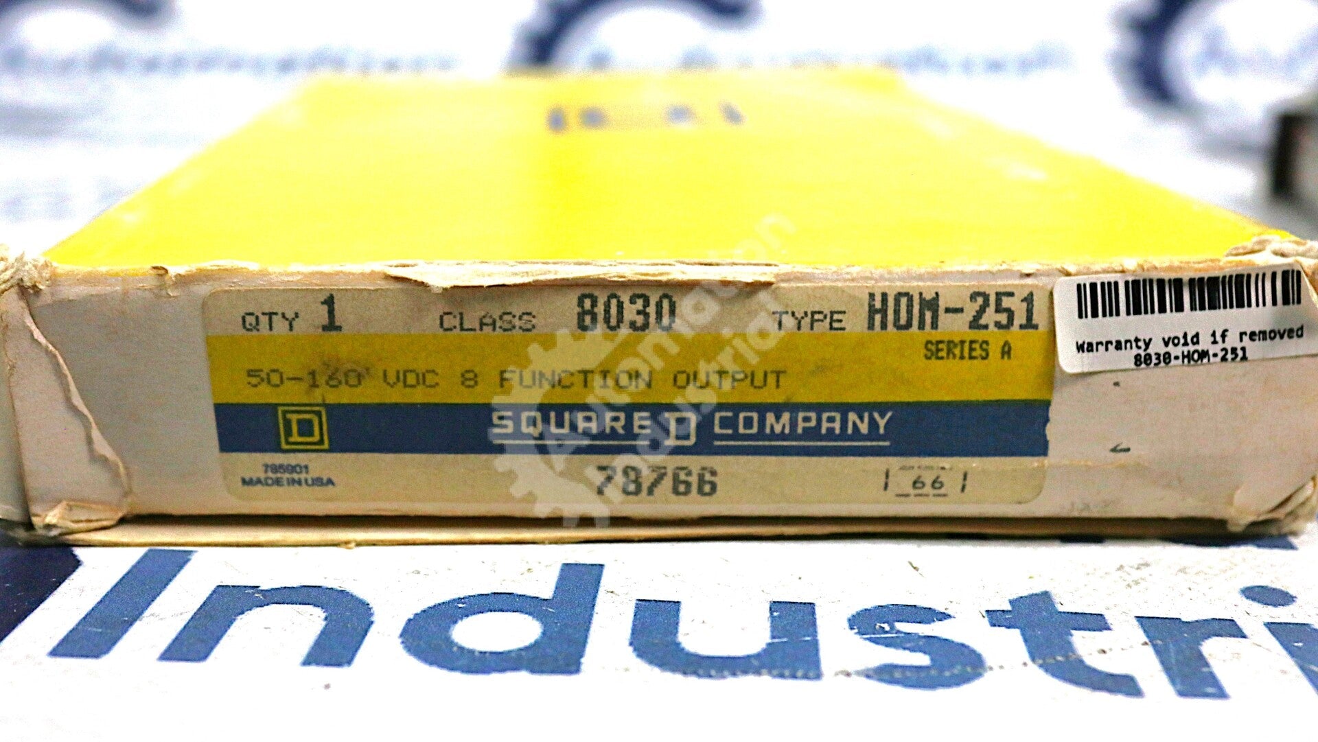 HOM-251 By Square D Sy/Max Class 8030 50-160VDC 8 Function Output NSFP