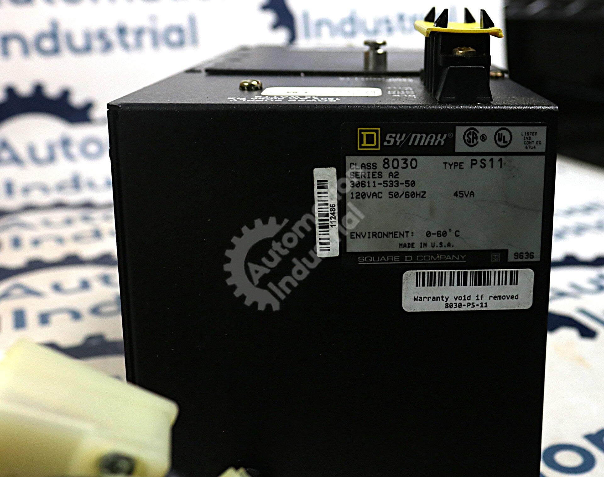 PS-11 By Square D Sy/Max Class 8030 120VAC 50/60HZ Capacity Power Supply NSFP