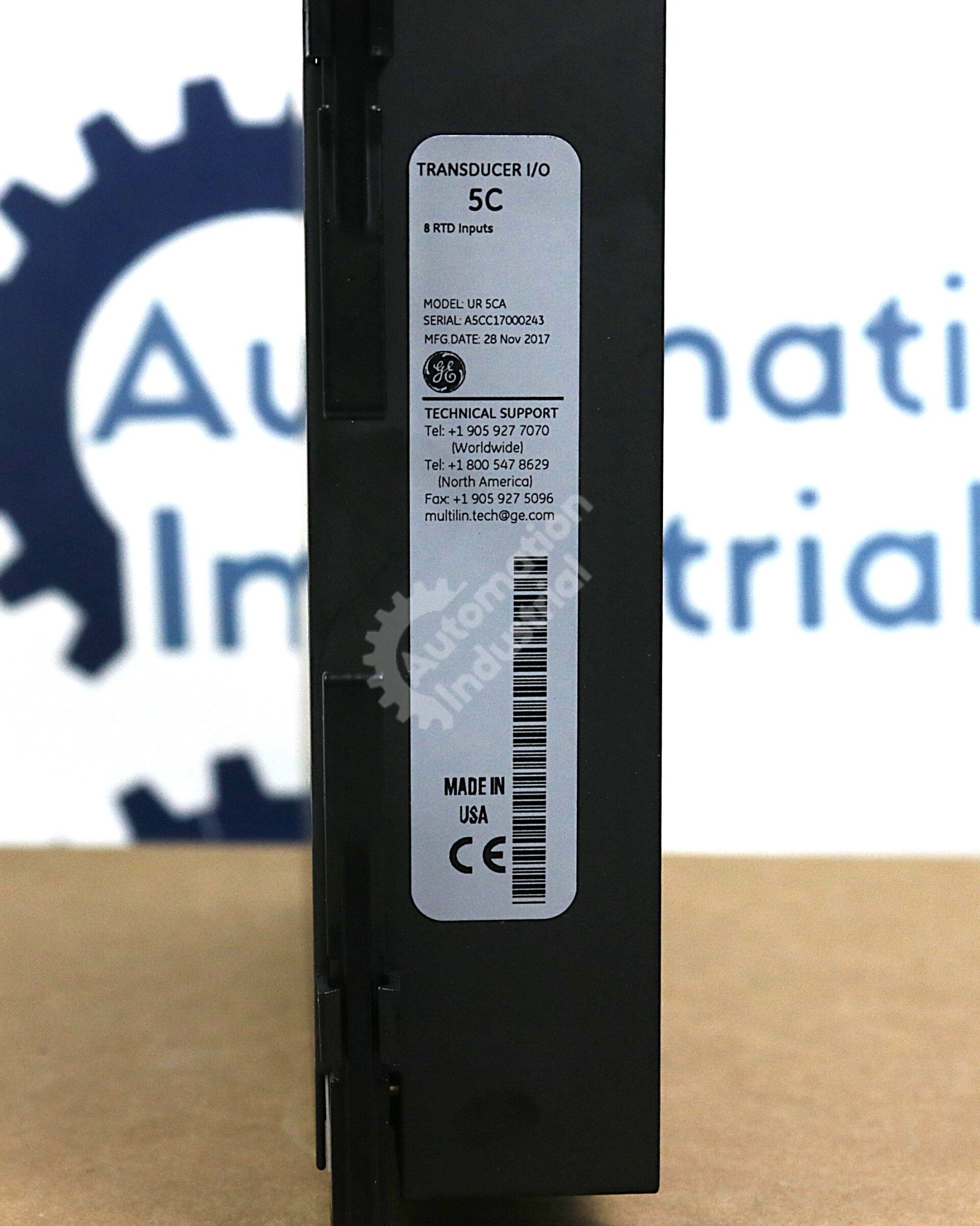 UR 5CA By GE Multilin UR-5CA Transducer I/O Module UR Universal Relays NSNB