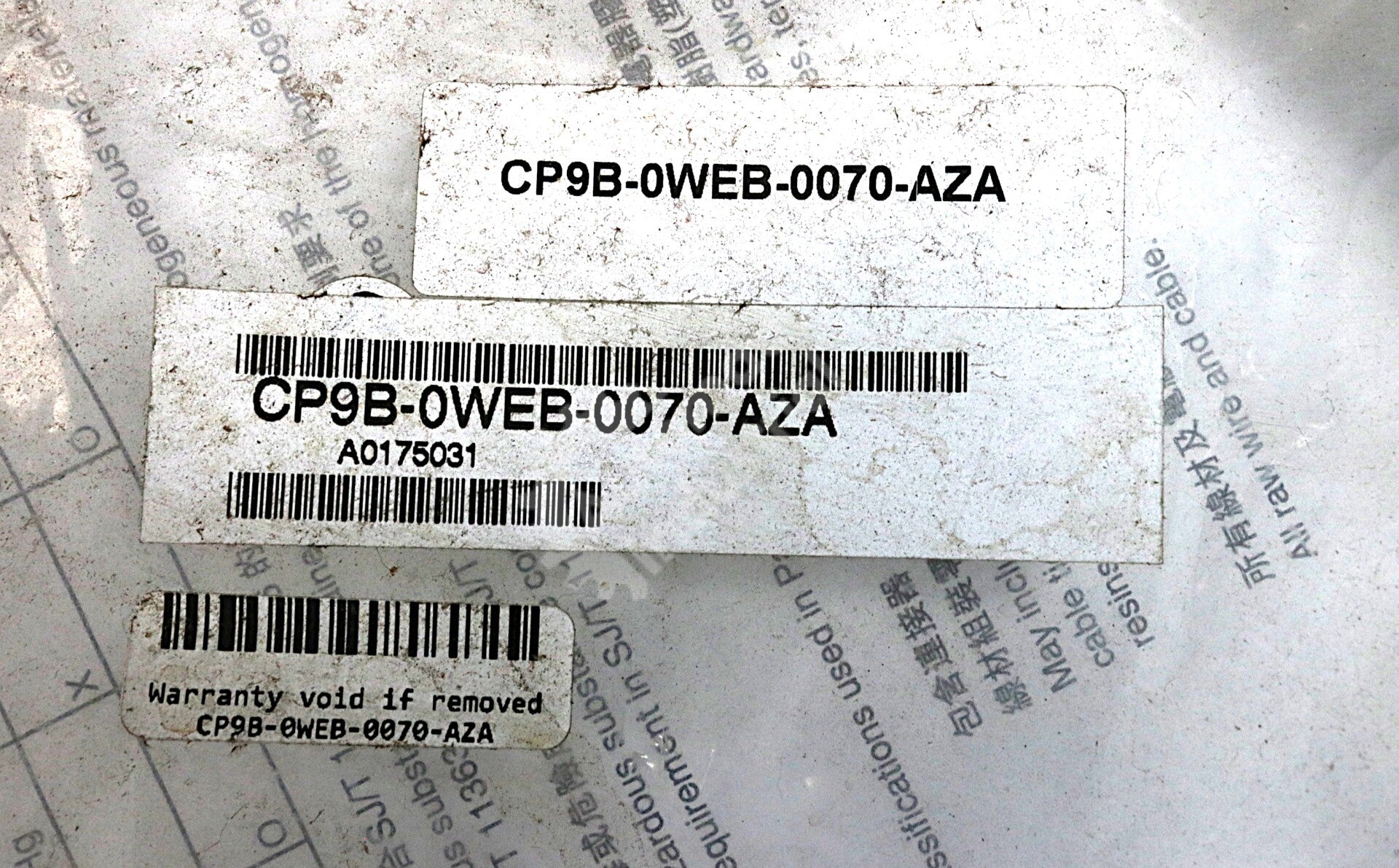 CP9B-0WEB-0070-AZA By General Electric Cable Assembly Harness NSNB