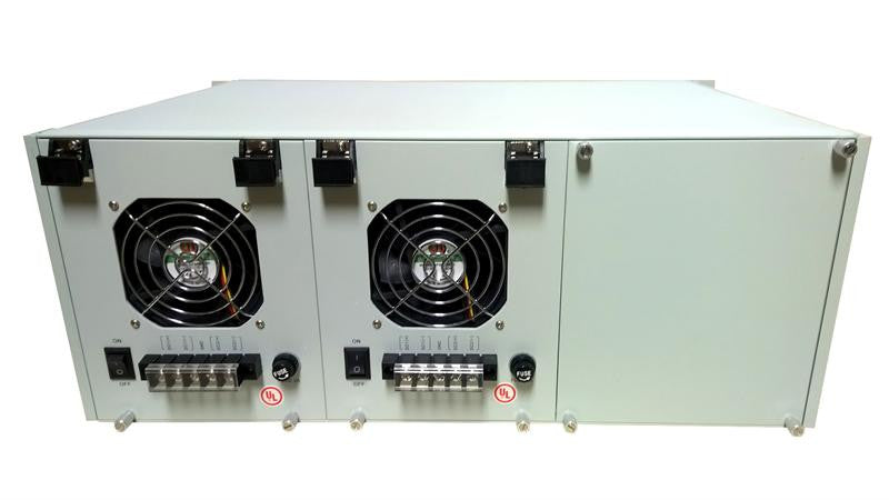 OLPS-4RM-DD Optical Line Protection System 8 slot chassis with dual power and network management options, rack 19", 4RU