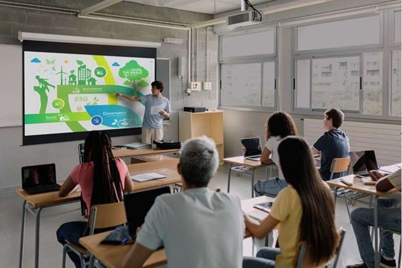 Optoma ZK551 Compact 4K UHD Laser Projector with Wireless Sharing