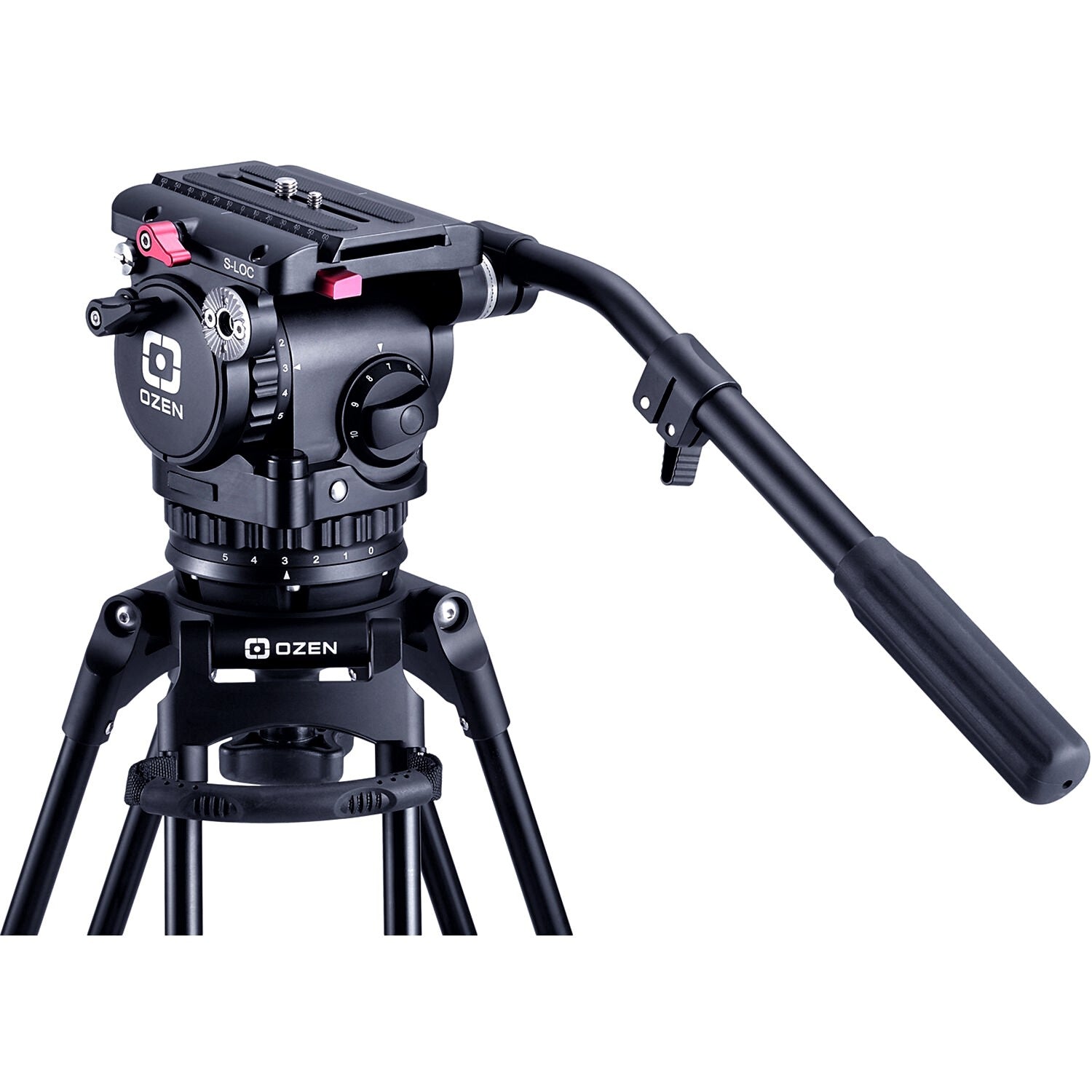 OZEN 10CF3S 100mm AGILE 10S S-LOC Tripod System