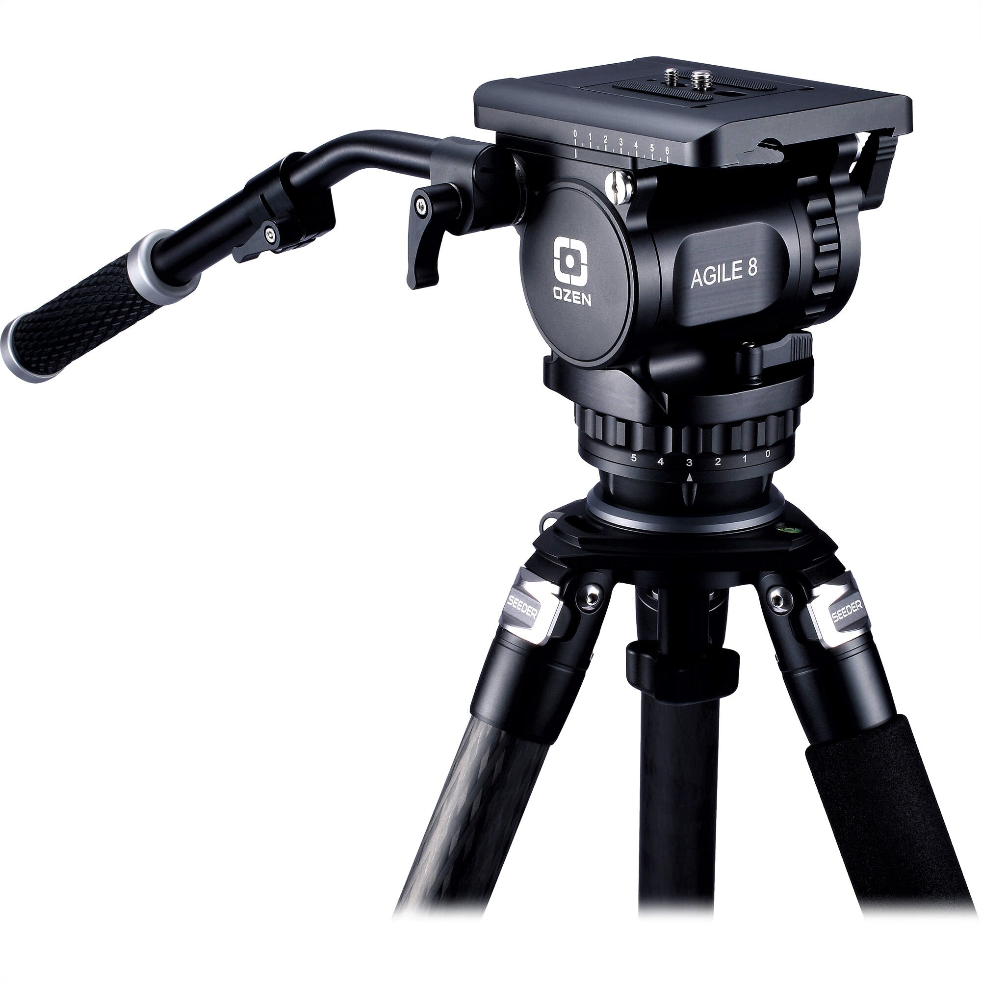 OZEN 8CF2HD 75mm AGILE 8 E-Z LOAD Tripod System