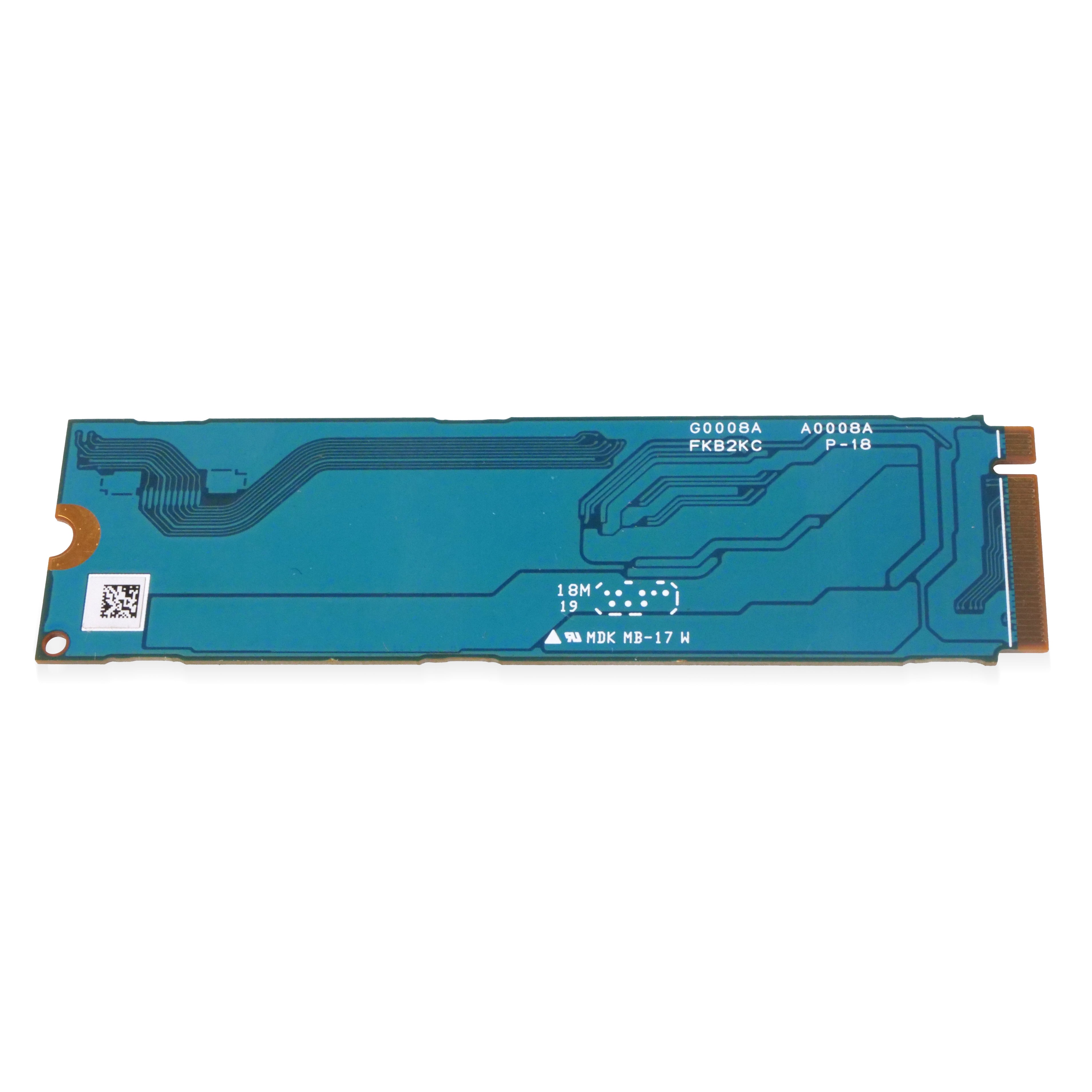 Kioxia XG6 KXG60ZNV256G 256GB 0.5 DWPD PCIe Gen 3.0 x4 4GB/s 3D TLC NVMe M.2 2280 SSD