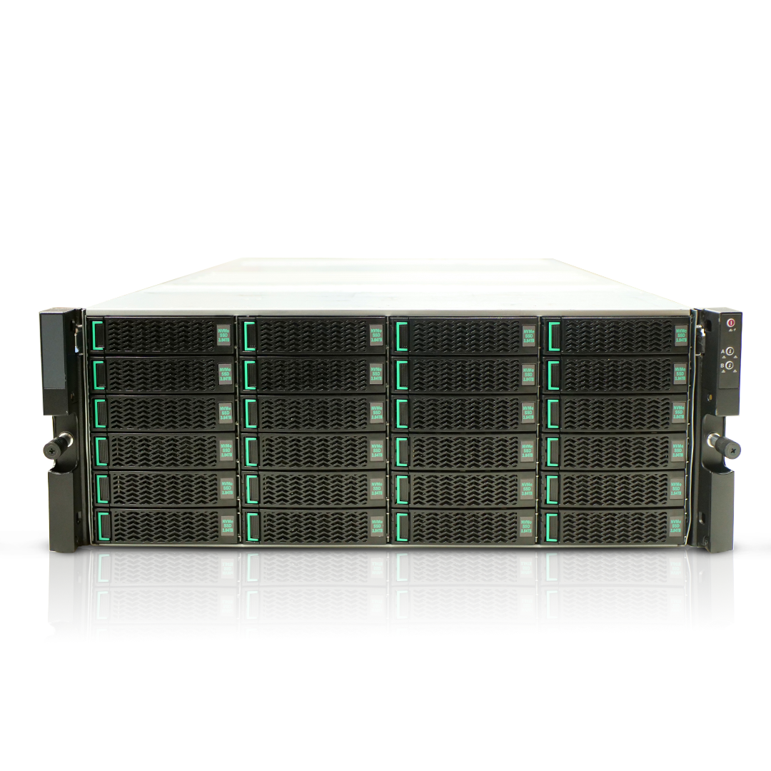 HPE Alletra 6070 All Flash Dual-Controller Base Array 4U 24-Bay With installed Gen 4 NVMe SSDs