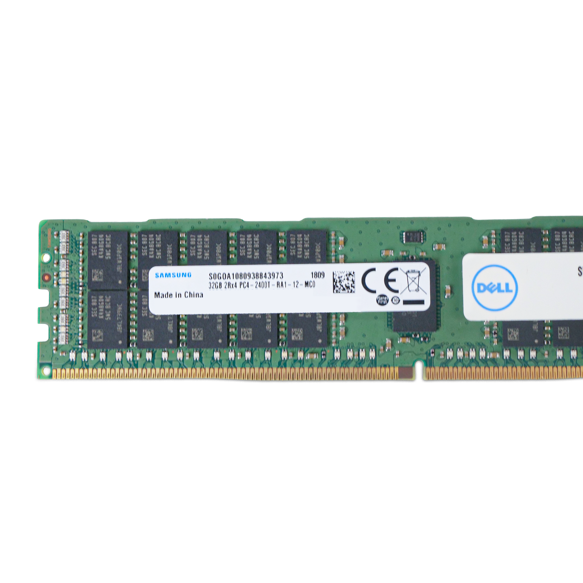 Samsung/Dell M393A4K40CB1-CRC 32GB 2Rx4 DDR4 2400MHz RDIMM ECC Server RAM (PC4-2400T) Seller Refurbished