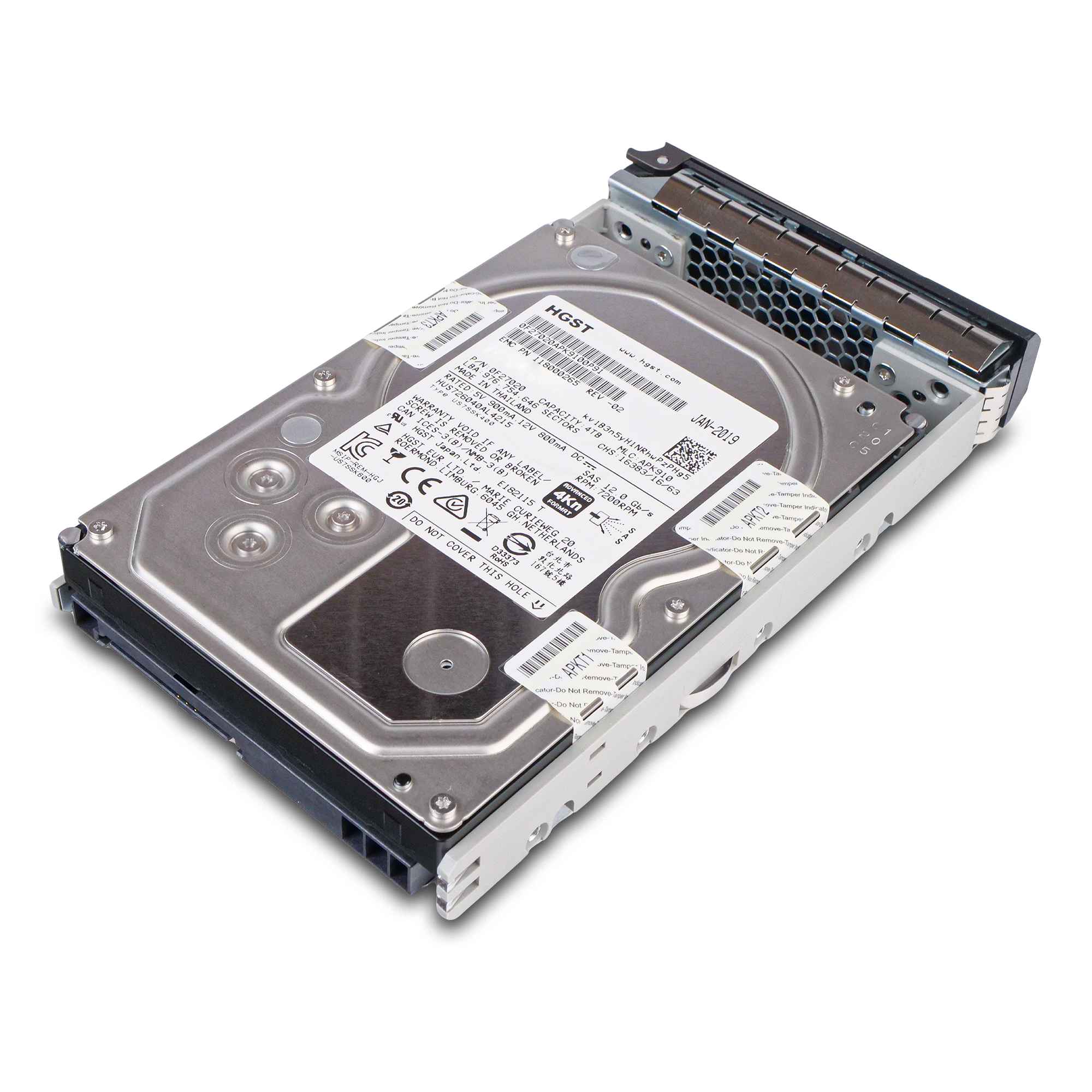 Dell G13 118000265 4TB 7.2K RPM SAS 12Gb/s 4Kn 128MB 3.5in Refurbished HDD