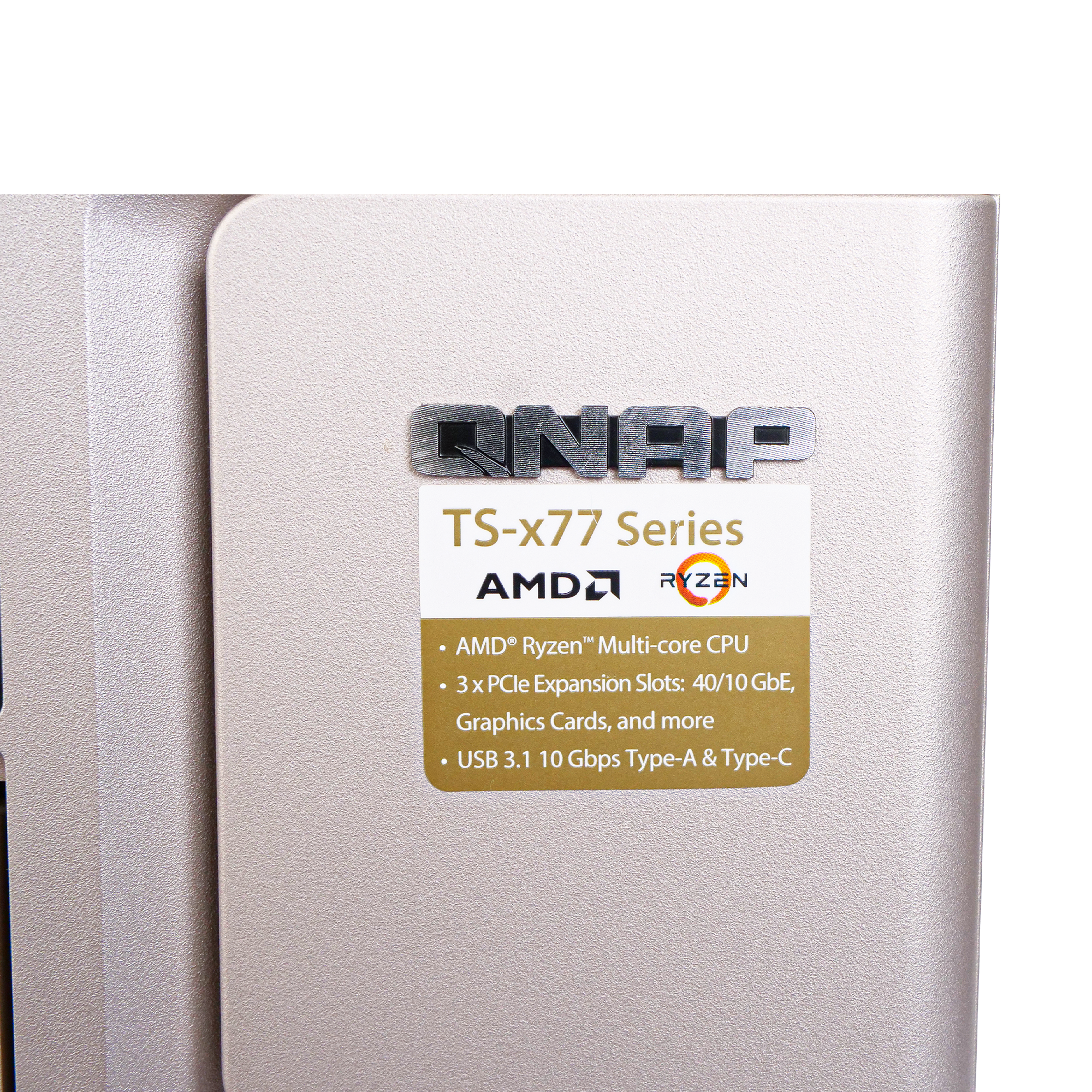 QNAP TS-1277 Ryzen 7 1700 64GB DDR4 GTX 1060 3GB QXP-800eS-A1164 8x 3.5" + 4x 2.5" Bay GPU-Accelerated Refurbished NAS