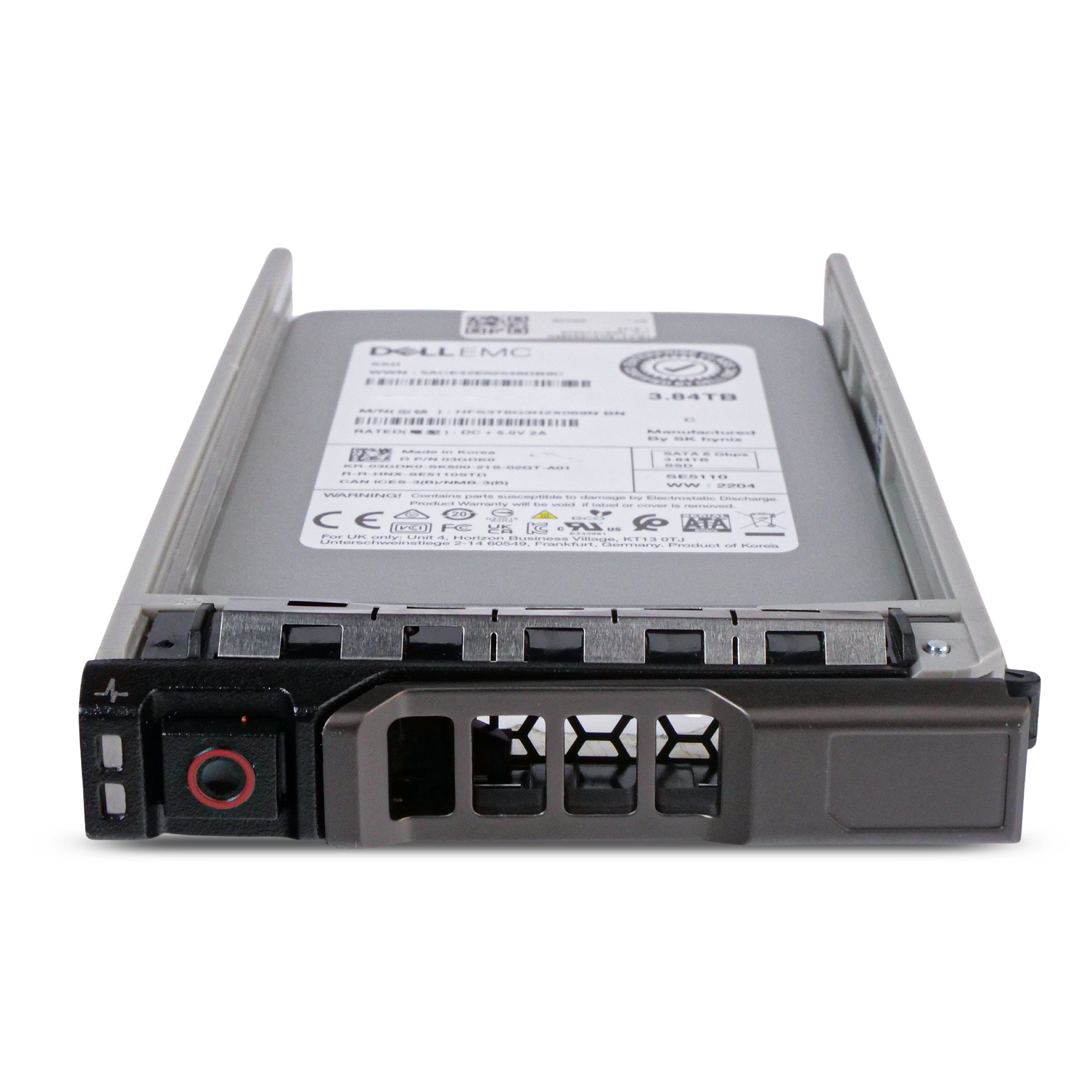 Dell G13 408PT 3.84TB 1 DWPD SATA 6Gb/s 3D TLC 2.5in Refurbished SSD