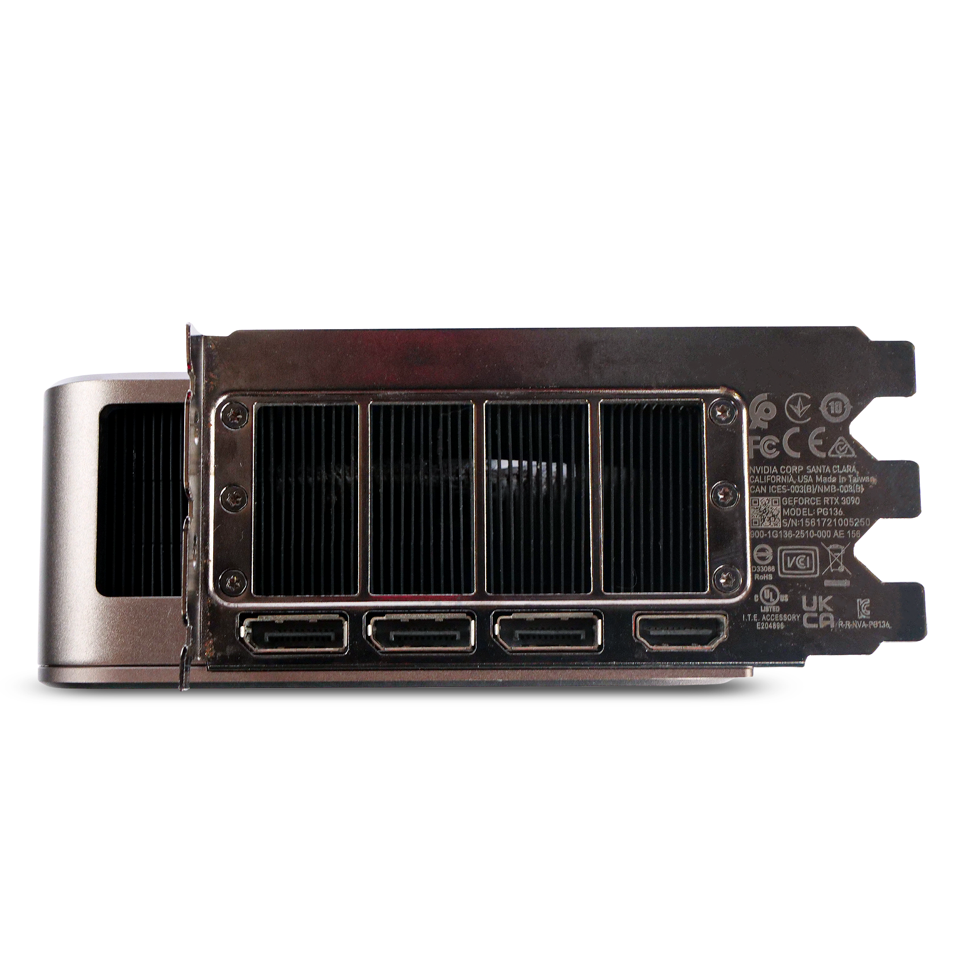 NVIDIA GeForce RTX 3090 Founders Edition PG136 24GB GDDR6X PCIe 4.0 x16 Refurbished Gaming/Creator Graphics Card