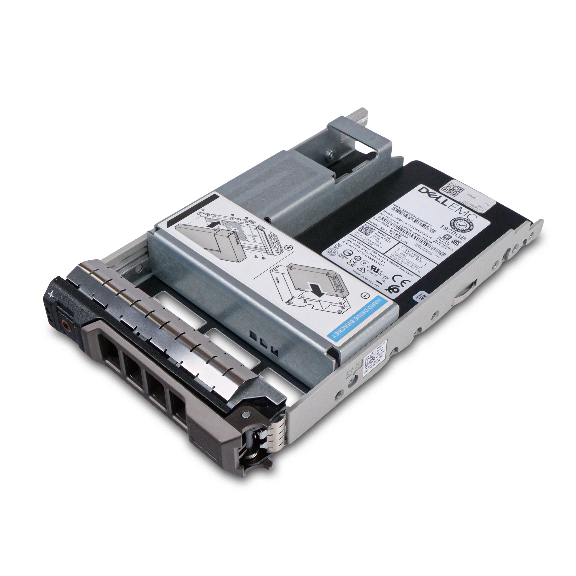 Dell G13 0GYGVV 1.92TB 1.5 DWPD SATA 6Gb/s 3D TLC 512e Hybrid 3.5in SSD
