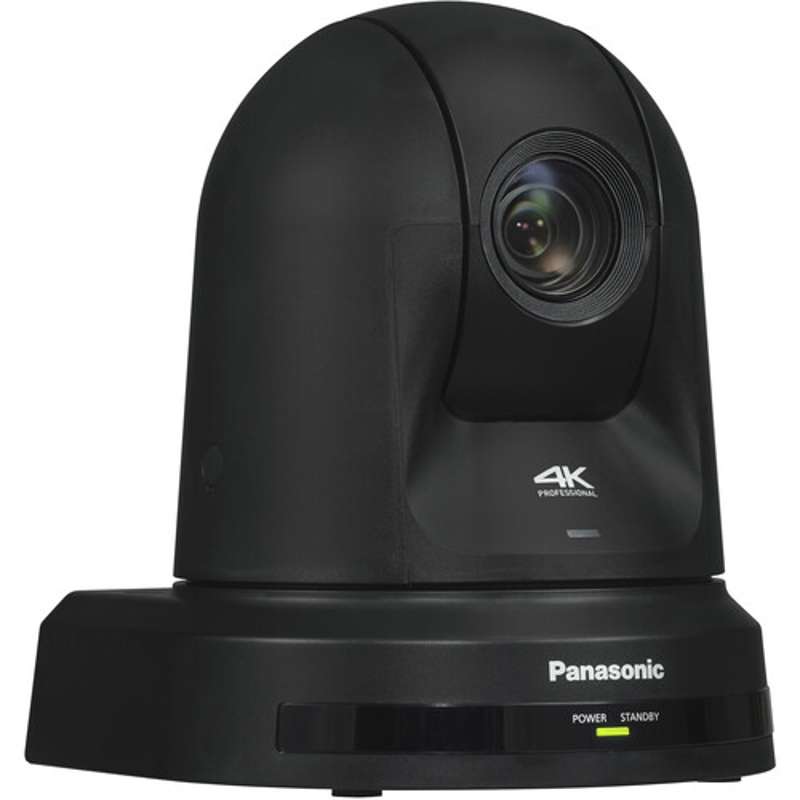 Panasonic 4K PTZ Camera with 20x Optical Zoom & Built-In Auto Tracking (Black)