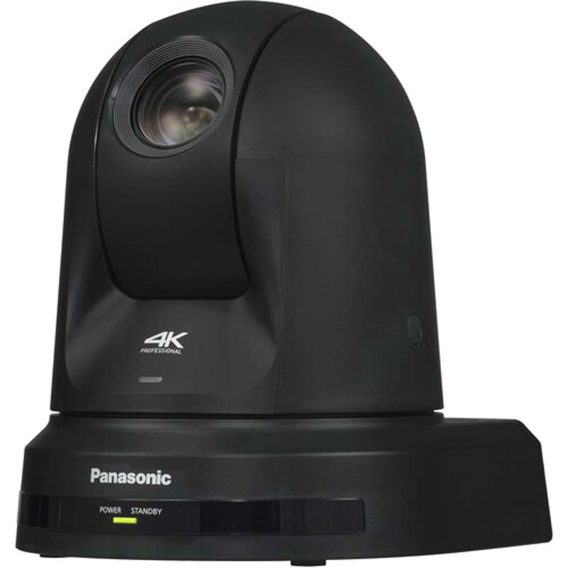 Panasonic 4K PTZ Camera with 20x Optical Zoom & Built-In Auto Tracking (Black)