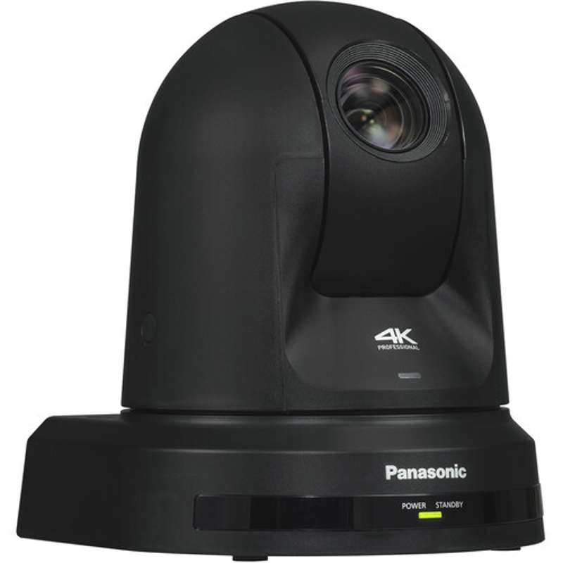 Panasonic 4K PTZ Camera with 20x Optical Zoom & Built-In Auto Tracking (Black)
