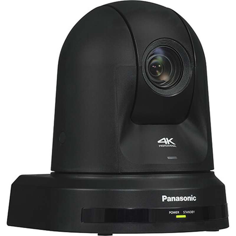 Panasonic 4K PTZ Camera with 24x Optical Zoom, Auto Tracking & NDI|HX (Black)
