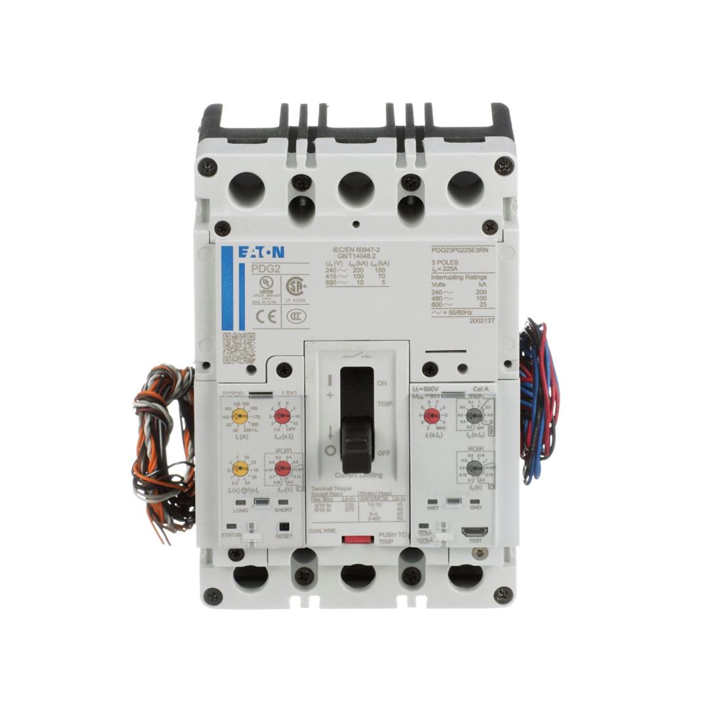 Eaton PDG23M0100E3RL Power Defense 100A 3-Pole Molded Case Circuit Breaker