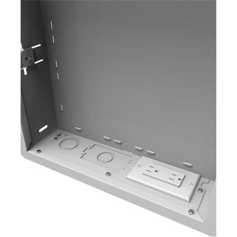 Peerless-AV 14"x14" In-Wall Box for Recessed Power and AV Components with optional Surge Protector