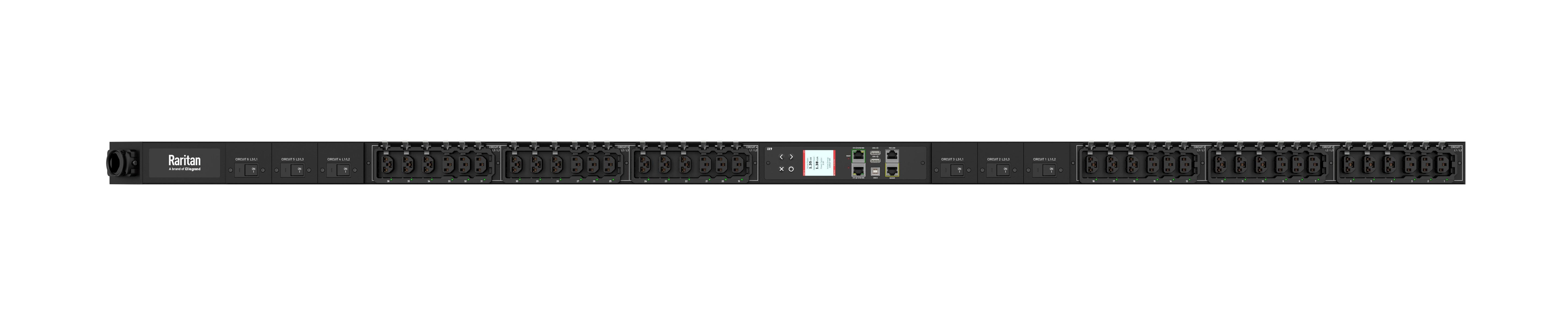 Raritan PX4-232A-E7V2-KIT 3-Phase 208V AC Rack Power Distribution Unit