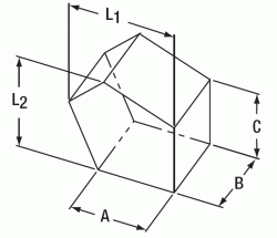 T-PS932 - 20 mm Penta Prism, 14 mm x 14 mm Clear Aperture